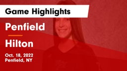 Penfield  vs Hilton  Game Highlights - Oct. 18, 2022