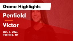 Penfield  vs Victor  Game Highlights - Oct. 5, 2023