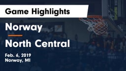Norway  vs North Central  Game Highlights - Feb. 6, 2019