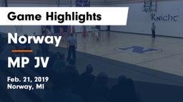 Norway  vs MP JV Game Highlights - Feb. 21, 2019