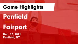 Penfield  vs Fairport  Game Highlights - Dec. 17, 2021
