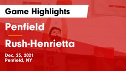Penfield  vs Rush-Henrietta  Game Highlights - Dec. 23, 2021