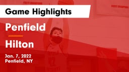 Penfield  vs Hilton  Game Highlights - Jan. 7, 2022