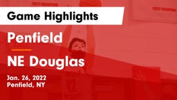 Penfield  vs NE Douglas Game Highlights - Jan. 26, 2022