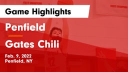 Penfield  vs Gates Chili  Game Highlights - Feb. 9, 2022