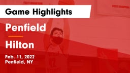 Penfield  vs Hilton  Game Highlights - Feb. 11, 2022