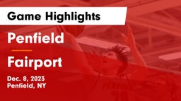 Penfield  vs Fairport  Game Highlights - Dec. 8, 2023