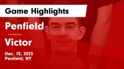Penfield  vs Victor  Game Highlights - Dec. 15, 2023