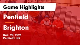 Penfield  vs Brighton  Game Highlights - Dec. 20, 2023