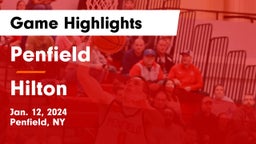 Penfield  vs Hilton  Game Highlights - Jan. 12, 2024