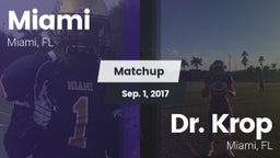 Matchup: Miami  vs. Dr. Krop  2017