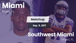Matchup: Miami  vs. Southwest Miami  2017