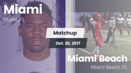Matchup: Miami  vs. Miami Beach  2017