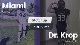 Matchup: Miami  vs. Dr. Krop  2018
