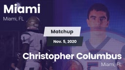 Matchup: Miami  vs. Christopher Columbus  2020