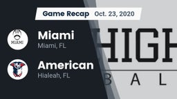 Recap: Miami  vs. American  2020