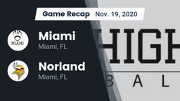 Recap: Miami  vs. Norland  2020