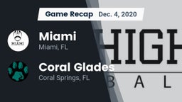 Recap: Miami  vs. Coral Glades  2020