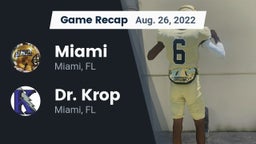 Recap: Miami  vs. Dr. Krop  2022