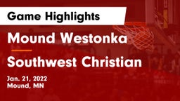 Mound Westonka  vs Southwest Christian  Game Highlights - Jan. 21, 2022