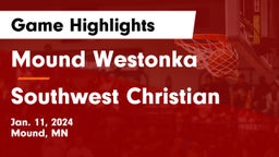 Mound Westonka  vs Southwest Christian  Game Highlights - Jan. 11, 2024