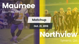 Matchup: Maumee  vs. Northview  2016