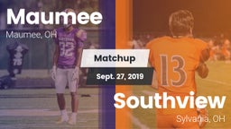 Matchup: Maumee  vs. Southview  2019