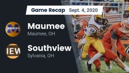 Recap: Maumee  vs. Southview  2020