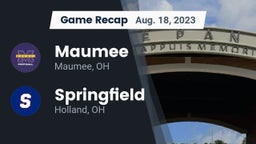 Recap: Maumee  vs. Springfield  2023