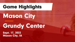 Mason City  vs Grundy Center  Game Highlights - Sept. 17, 2022