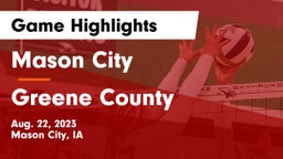 Mason City  vs Greene County  Game Highlights - Aug. 22, 2023