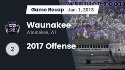 Recap: Waunakee  vs. 2017 Offense 2018