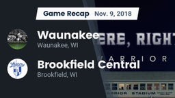 Recap: Waunakee  vs. Brookfield Central  2018