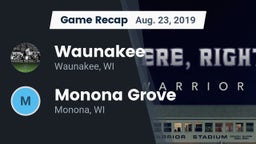 Recap: Waunakee  vs. Monona Grove  2019