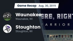 Recap: Waunakee  vs. Stoughton  2019