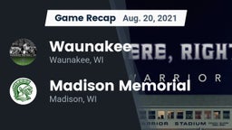Recap: Waunakee  vs. Madison Memorial  2021