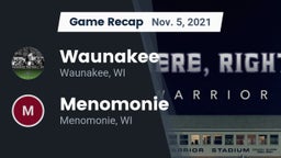 Recap: Waunakee  vs. Menomonie  2021