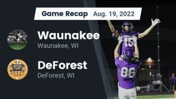 Recap: Waunakee  vs. DeForest  2022