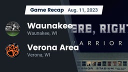 Recap: Waunakee  vs. Verona Area  2023