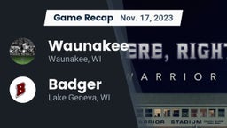 Recap: Waunakee  vs. Badger  2023
