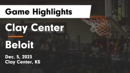 Clay Center  vs Beloit  Game Highlights - Dec. 5, 2023