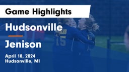 Hudsonville  vs Jenison   Game Highlights - April 18, 2024