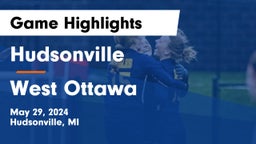 Hudsonville  vs West Ottawa  Game Highlights - May 29, 2024