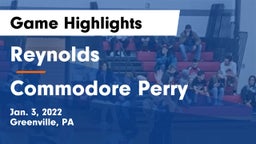Reynolds  vs Commodore Perry Game Highlights - Jan. 3, 2022