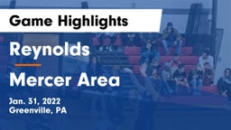 Reynolds  vs Mercer Area  Game Highlights - Jan. 31, 2022