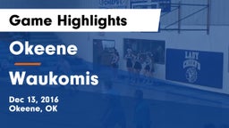 Okeene  vs Waukomis  Game Highlights - Dec 13, 2016