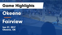 Okeene  vs Fairview  Game Highlights - Jan 27, 2017
