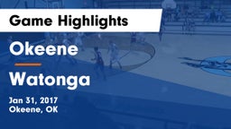 Okeene  vs Watonga  Game Highlights - Jan 31, 2017