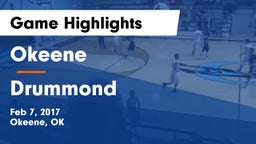 Okeene  vs Drummond  Game Highlights - Feb 7, 2017