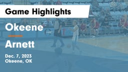 Okeene  vs Arnett  Game Highlights - Dec. 7, 2023